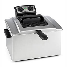 QuickPro XXL 3000 фритюрниця 5 л 1,5кг 3000 Вт таймер неіржавка сталь (Німеччина, читати опис)