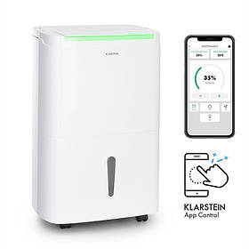 Осушувач DryFy Connect 50 WiFi компресійний 50 л/д 45-55 м2 білий 50 л/24 год (Німеччина, читати опис)