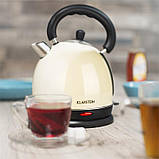 Чай час чайник чайник  ⁇  1850 — 2200 Вт  ⁇  Ємність: 1,8 л  ⁇  Класна сенсорна ручка  ⁇  крем із неіржавкої, фото 4