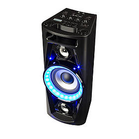 UltraSonic Pulse V6-40 Party Audio System Акумулятор динаміка BT USB MP3 AUX Гітарний світлодіодний мікрофон