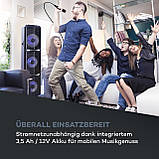 Станція для вечірок Clubmaster TripleBeat 250 Вт макс. 3 x 10" вуфера USB BT AUX 3 x 10" сабвуфера, фото 3