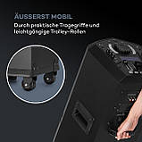 Станція для вечірок Clubmaster TripleBeat 250 Вт макс. 3 x 10" вуфера USB BT AUX 3 x 10" сабвуфера, фото 10