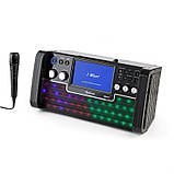 DiscoFever LED Bluetooth караоке-система LED 7" TFT-екран CD USB чорний Чорний (Німеччина, читати опис), фото 7