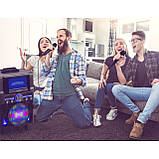 DisGo Box 360 Party BT System 2 мікрофони HDMI BT LED USB-колеса чорні (Німеччина, читати опис), фото 3