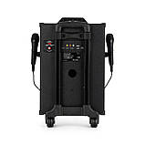 DisGo Box 360 Party BT System 2 мікрофони HDMI BT LED USB-колеса чорні (Німеччина, читати опис), фото 5