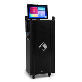 Караоке-система Pro Spin 10 Сенсорний дисплей 14,1 дюйма Мікрофон 2UHF Wi-Fi BT USB TF HDMI (Німеччина, читати