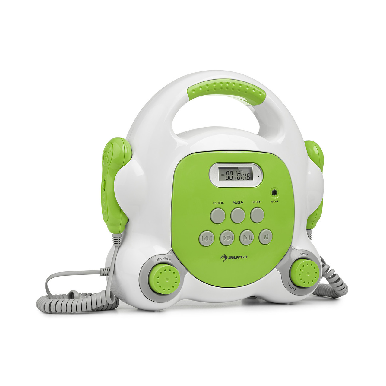 Pocket Rocker BT Караоке-плеєр BT USB-порт MP3 2xMicro Зелений (Німеччина, читати опис)