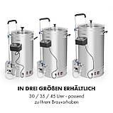 Чайник Brauheld Pro 2500 Вт, 35 л, 30-100 °C, циркуляційний насос, неіржавка сталь, 35 л (Німеччина, читати, фото 8