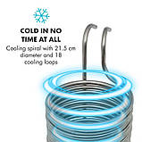 Чилер 12 занурювальних охолоджувачів Ø21,5 см 18 контурів Неіржавка сталь 304 18 охолоджувальних контурів (Німеччина,, фото 3