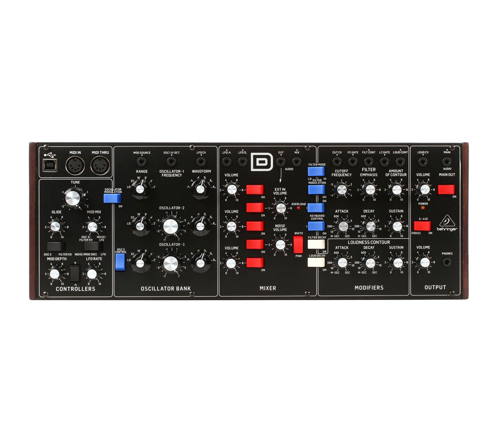 Аналоговий синтезатор Behringer Model D