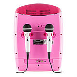 Kara Projectica pink + мікрофонний комплект Dazzl Система караоке Мікрофон Світлодіодне освітлення (Німеччина,, фото 3