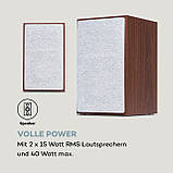 Стереосистема Connect System Максимум 40 Вт інтернет/DAB+/FM-радіо CD-програвач сріблястий (Німеччина,, фото 6