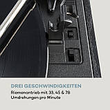 Oakland DAB Retro Stereo System DAB+/FM BT Function Vinyl CD Cassette Black (Германия, читать описание), фото 7