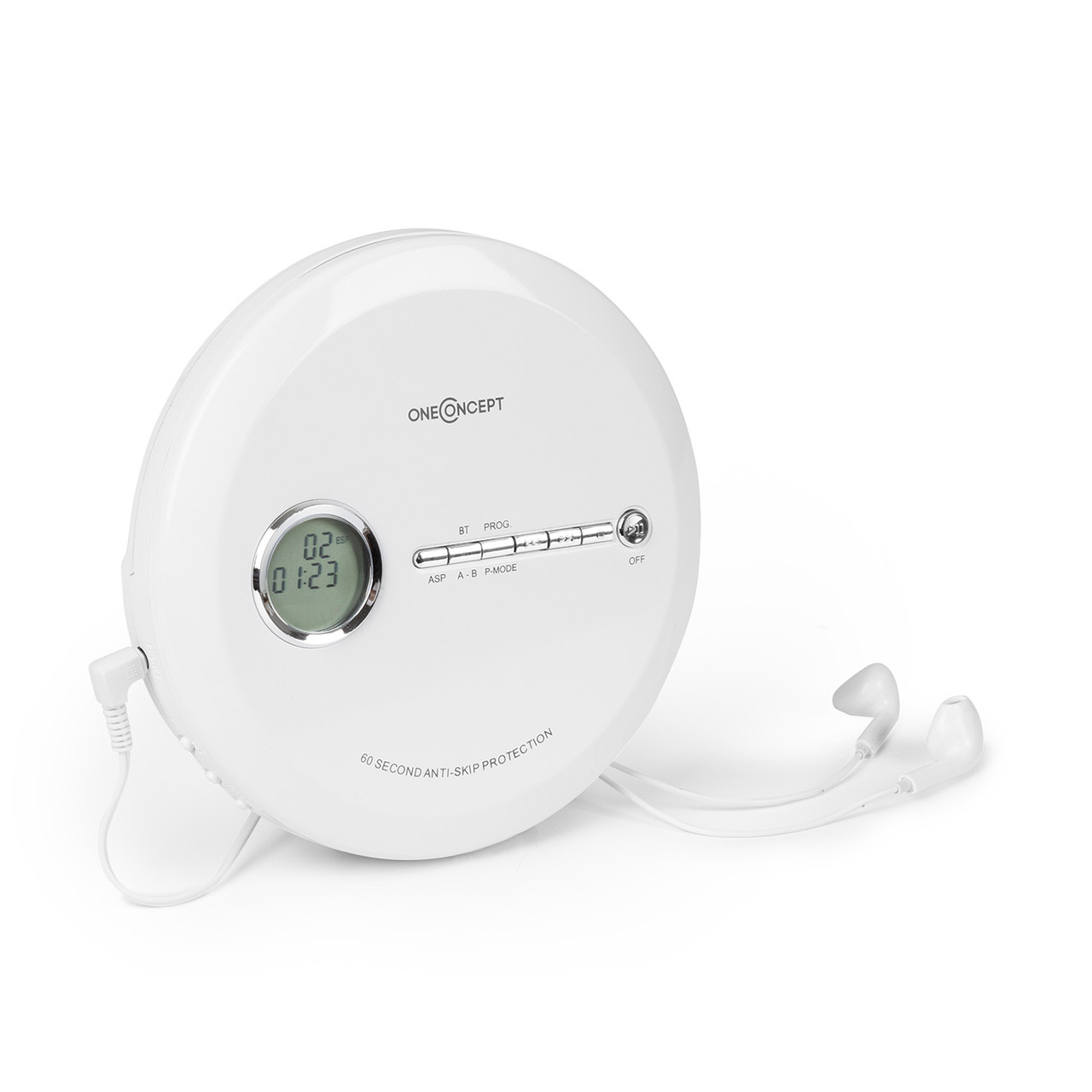 CDC 100 MP3 Discman Portable CD Player CD-R/RW/-MP3 Antishock ESP Micro-USB Білий (Німеччина, читати опис)