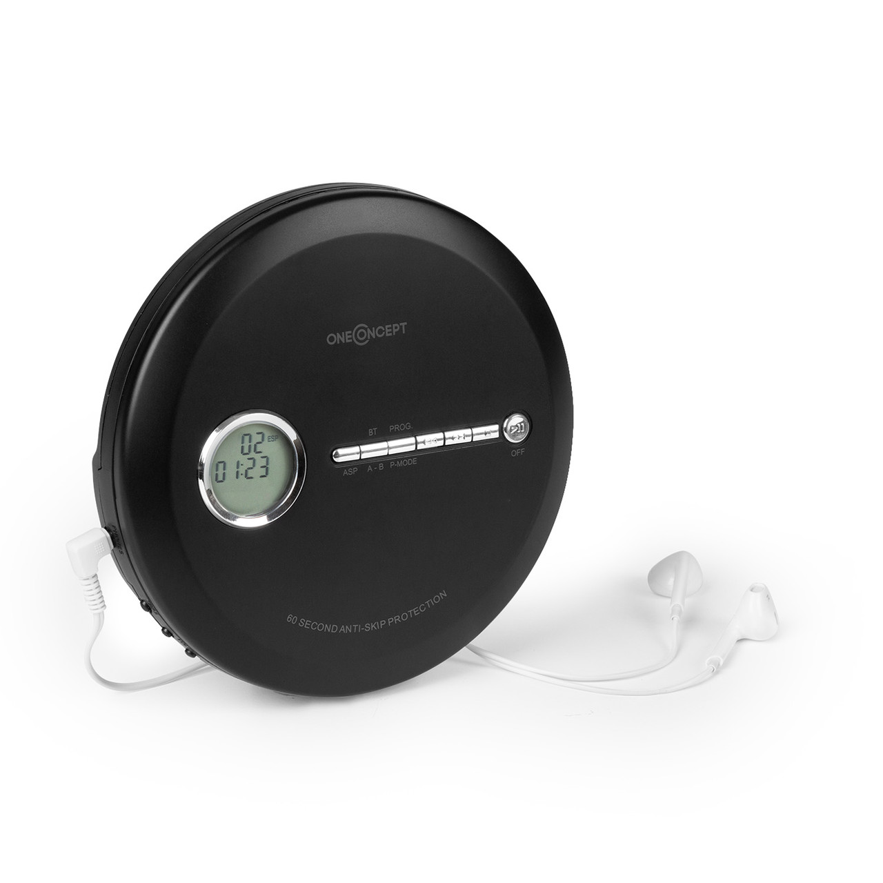CDC 100 MP3 Discman CD-плеєр CD-R/RW/-MP3 Portable Antishock ESP Micro-USB Чорний Чорний (Німеччина, читати