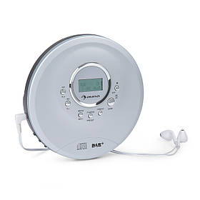CDC 200 DAB+ Discman DAB+/FM MP3-CD акумулятор РК дисплей сріблястий (Німеччина, читати опис)