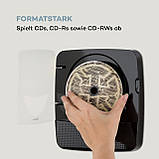 CD-плеєр Vertiplay Bluetooth Night Light FM-радіо AUX Цифровий годинник Чорний Чорний (Німеччина, читати опис), фото 5