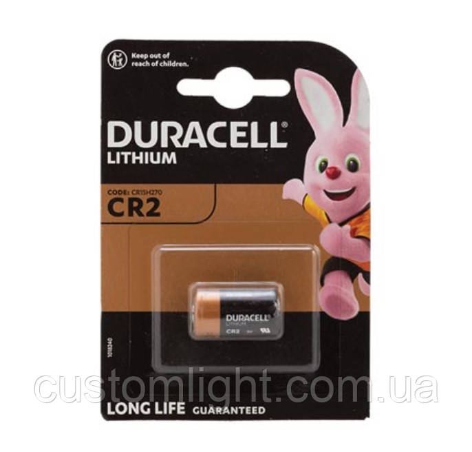 Літієва батарейка CR2 Duracell 3v