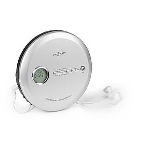 CDC 100 MP3 Discman CD-плеєр CD-R/RW/-MP3 Portable Antishock ESP Micro-USB Silver (Німеччина, читати опис)