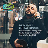 CDC 200 DAB+ Discman DAB+/FM Батарея MP3-CD РК-дисплей Чорний (Німеччина, читати опис), фото 2