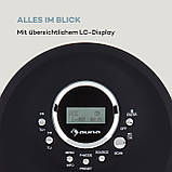 CDC 200 DAB+ Discman DAB+/FM Батарея MP3-CD РК-дисплей Чорний (Німеччина, читати опис), фото 5