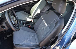 Чохли на сидіння Фольксваген Гольф 7 (чохли з екошкіри Volkswagen Golf 7 стиль Premium)