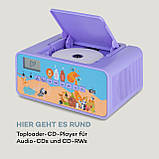 Kidsbox Zoo CD Boombox CD-плеєр BT USB LC Display Тварини дизайн зоопарку (Німеччина, читати опис), фото 3