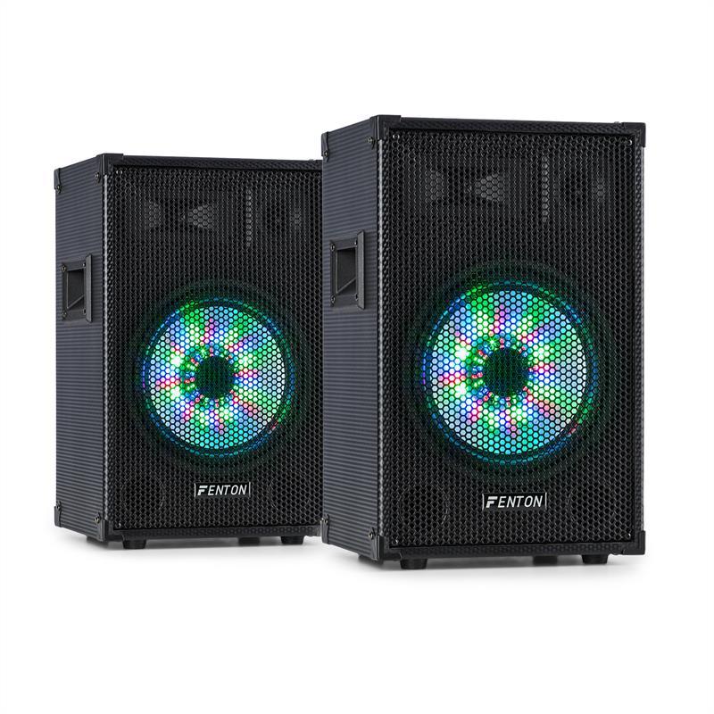 TL10LED 3-смугова пара пасивних динаміків Світлодіодна RGB-підсвітка 10 дюймів НЧ-динамік 500 Вт Твітер 10, фото 1