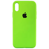 Чехол Silicone Full Cover для Apple iPhone XR Shiny Green