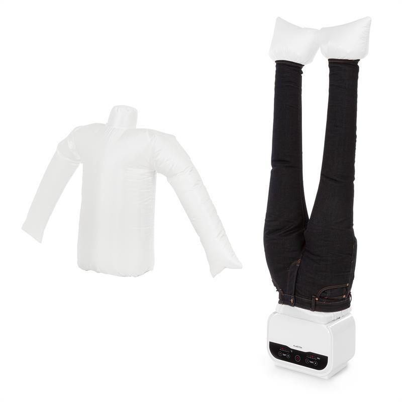 ShirtButler Pro Автоматична система сушіння сорочки та штанів 1200 Вт 2-в-1 Таймер 70 °C Біла насадка для сушіння