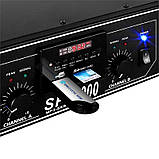 SPL-2000-MP3 DJ PA підсилювач 2-канальний підсилювач потужності 2 x 1000 Вт USB SD MP3-плеєр MP3-плеєр <unk> 2x 1000, фото 4