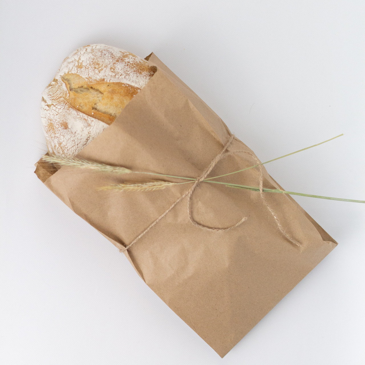 Паперові крафт пакети для хліба, м'яса, овочів 220*80*380 мм, упаковка 1000 шт