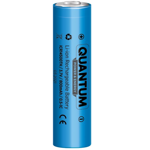 Акумулятор WESTINGHOUSE Quantum Li-ion ICR14500, 800mAh (без защиты) 1шт