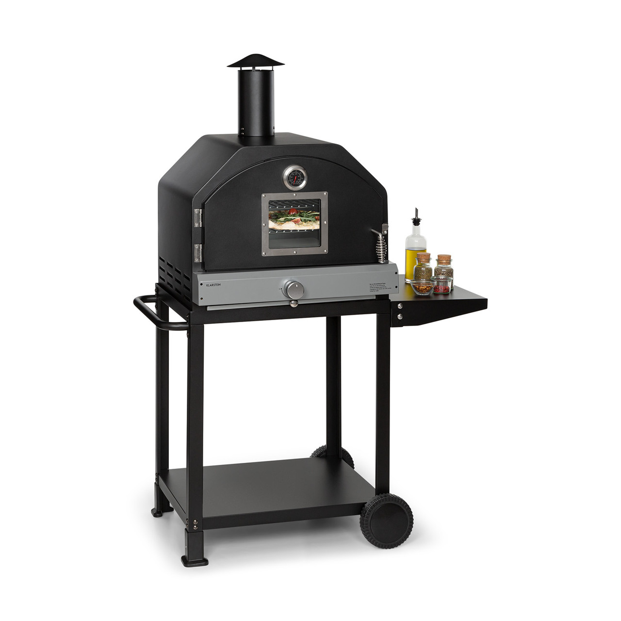 Газовий гриль для піци Pizzaiolo Pro 76x143x66 см шамотний сталевий мобільний (Німеччина, читати опис)