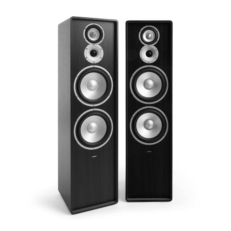 РЕТРОСПЕКТИВА 1977 MKII — Пара трисмугових підлогових динаміків чорний Чорний без обкладинки (Німеччина, читати, фото 1