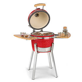 Гриль Princesize Pro Kamado 13 дюймів (33 см) Термометр Бічні панелі Червоний Червоний (Німеччина, читати