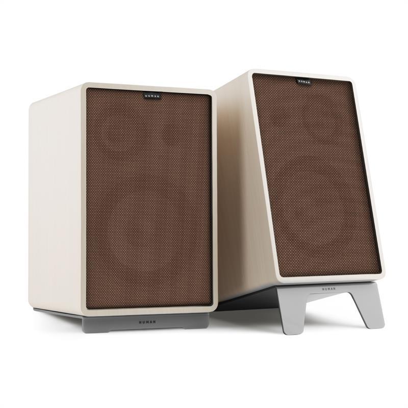 Retrospective 1978 MKII 3-смугова полична колонка, біла, з кришкою коричнева біла  ⁇  Браун  ⁇  Сірий, фото 1