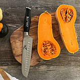 Ніж Santoku серії Comfort Pro 7 дюймів Ніж Santoku з неіржавкої сталі 56 HRC (Німеччина, читати опис), фото 5