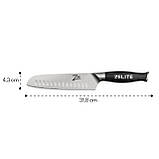 Ніж Santoku серії Comfort Pro 7 дюймів Ніж Santoku з неіржавкої сталі 56 HRC (Німеччина, читати опис), фото 6