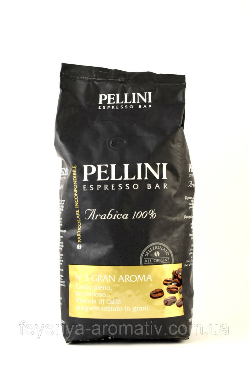 Кава у зернах Pellini Espresso Bar n3 Gran Aroma 1 кг Італія