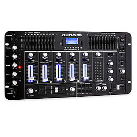 Kemistry 3 B 4-канальний DJ-мікшер Bluetooth USB SD Phono Чорний Чорний (Німеччина, читати опис)