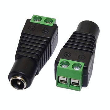 Гніздо живлення DC, 5.5/2.1мм, кабельне з клемною колодкою під гвинт 1-0191(-1)