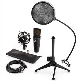MIC-920B Комплект USB-мікрофонів V2, конденсаторний мікрофон, мікрофонна підставка, захист від зламування