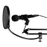 MIC-900S-LED Набір USB-мікрофонів Конденсаторний мікрофон V4 із захисним кронштейном LED сріблястий (Німеччина,, фото 8