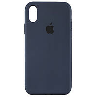 Чехол Silicone Full Cover для Apple iPhone XR Dark Blue