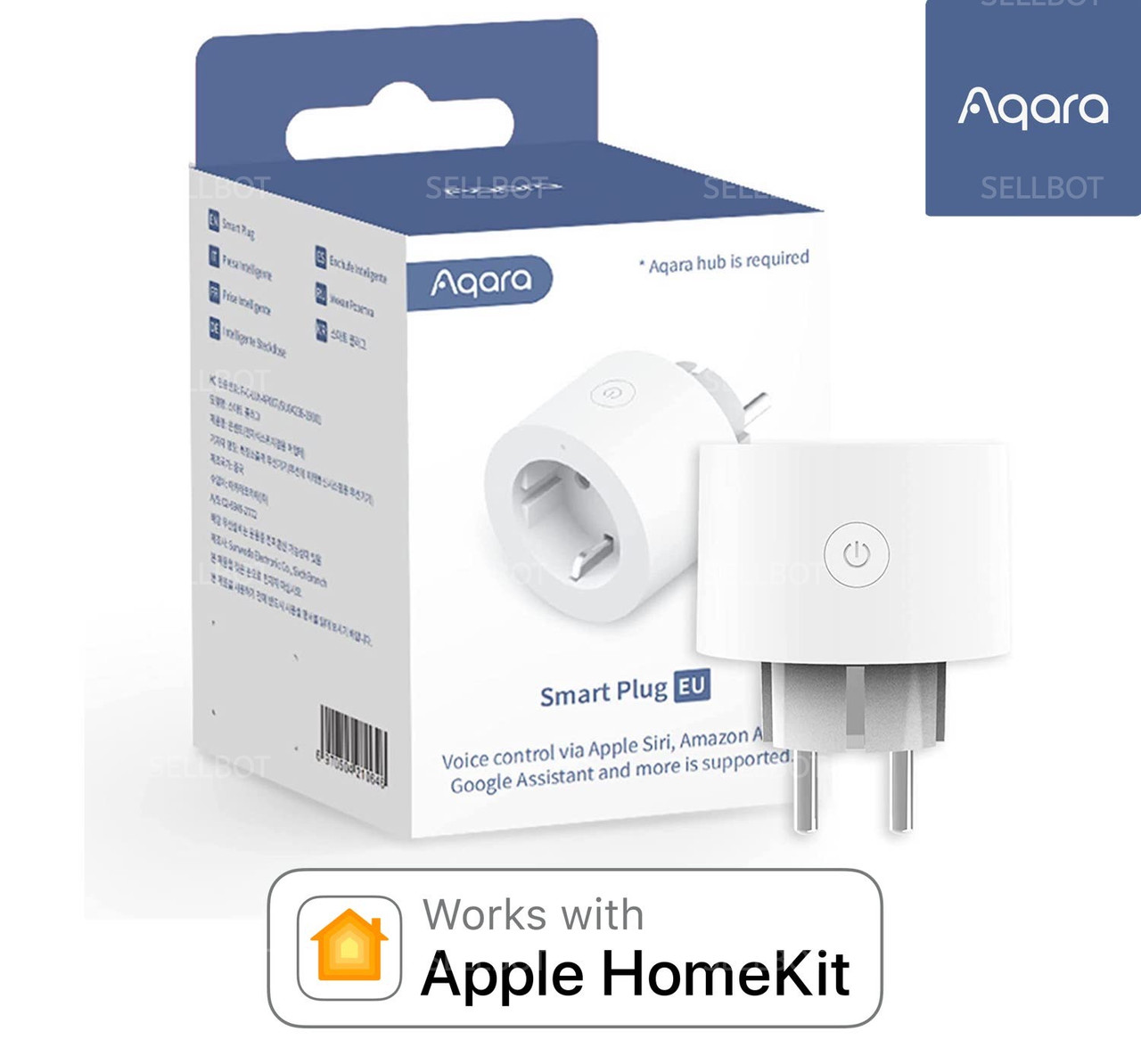 Розумна розетка Aqara Smart Plug EU (SP-EUC01) Socket ZigBee 3.0 Apple ...