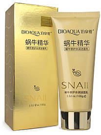 Очищаюча пінка для вмивання з муцином равлика BIOAQUA Snail, 100 g.