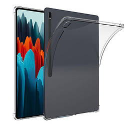 Силіконовий чохол бампер Primolux Silicone для планшета Samsung Galaxy Tab S8 Plus 12.4" (SM-X800 / SM-X806) - Clear