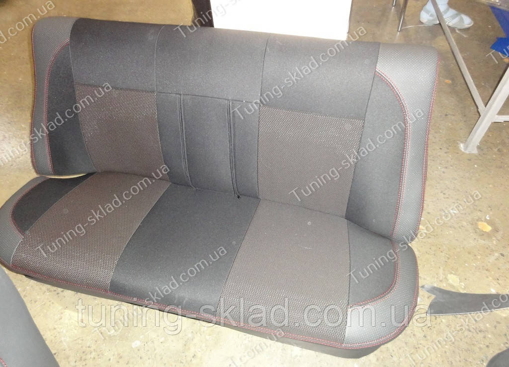 Чехлы на сиденья ВАЗ 2107 (чехлы из экокожи Лада 2107 стиль Premium) - фото 5 - id-p31412951