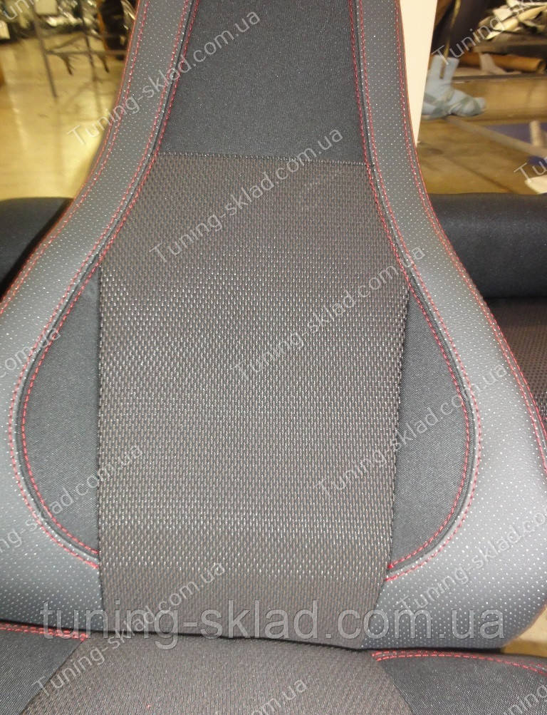 Чехлы на сиденья ВАЗ 2107 (чехлы из экокожи Лада 2107 стиль Premium) - фото 6 - id-p31412951